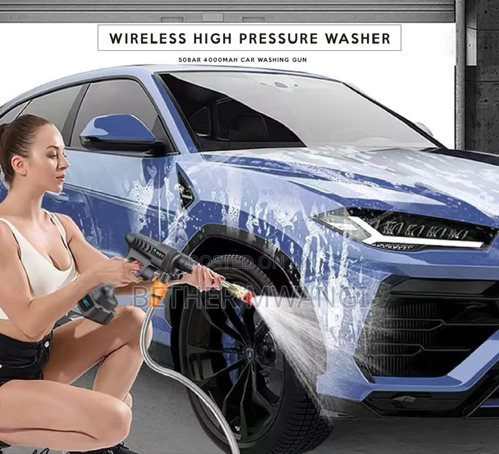 Portable Wireless High Pressure Washer In Kenya