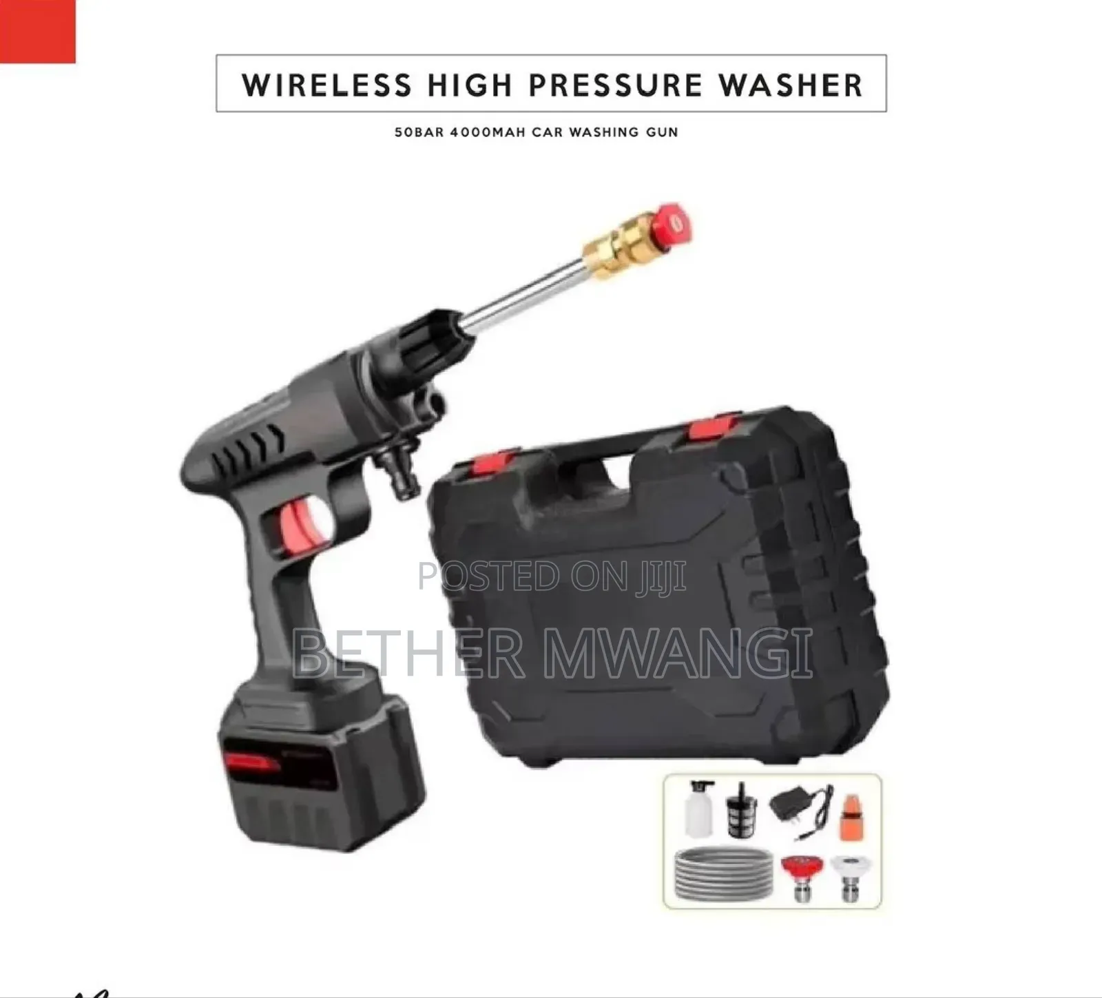 Portable Wireless High Pressure Washer In Kenya