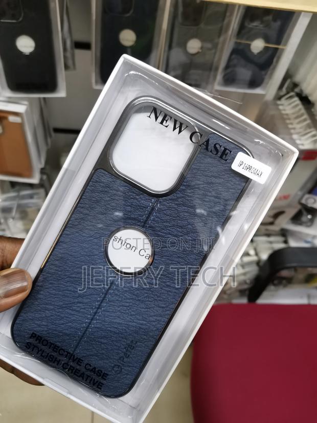 Back Cover for Logo View iPhone 16 Pro Max (Black, Shock Pr - thumbnail 3