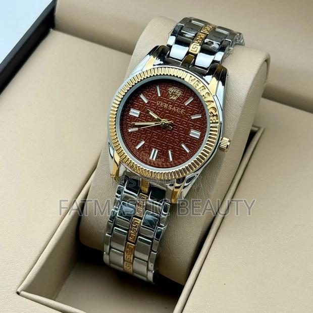 Silver Gold Versace Watch - main view