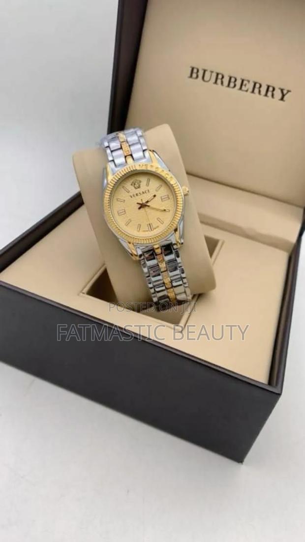 Silver Gold Versace Watch - thumbnail 2