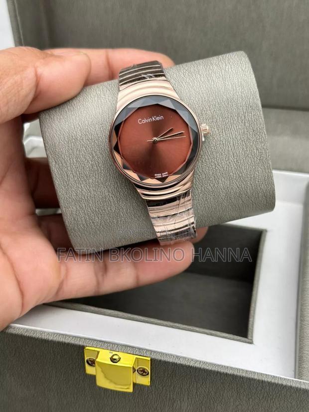 Rose Gold Calvin Klein Watch - main view