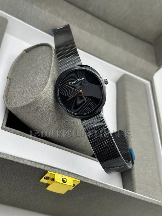 Black Calvin Klein Watch for Her - main view