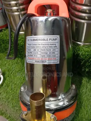 Submasible Water Pump (Solar)24v 18m Head and 280 Watts