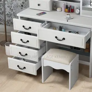 Vanity Desk With Mirror and Lights for Makeup