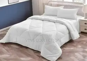 White Strips Binded Duvet