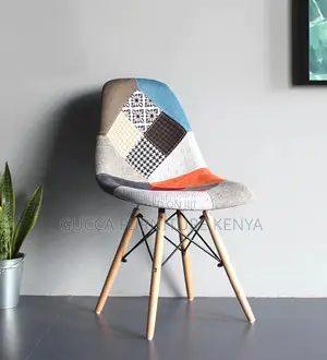 Office Chairs: Eames Vintage Patch Work Leisure Chairs
