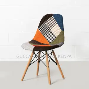 Office Chairs: Eames Vintage Patch Work Leisure Chairs