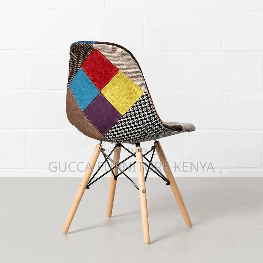 Office Chairs: Eames Vintage Patch Work Leisure Chairs