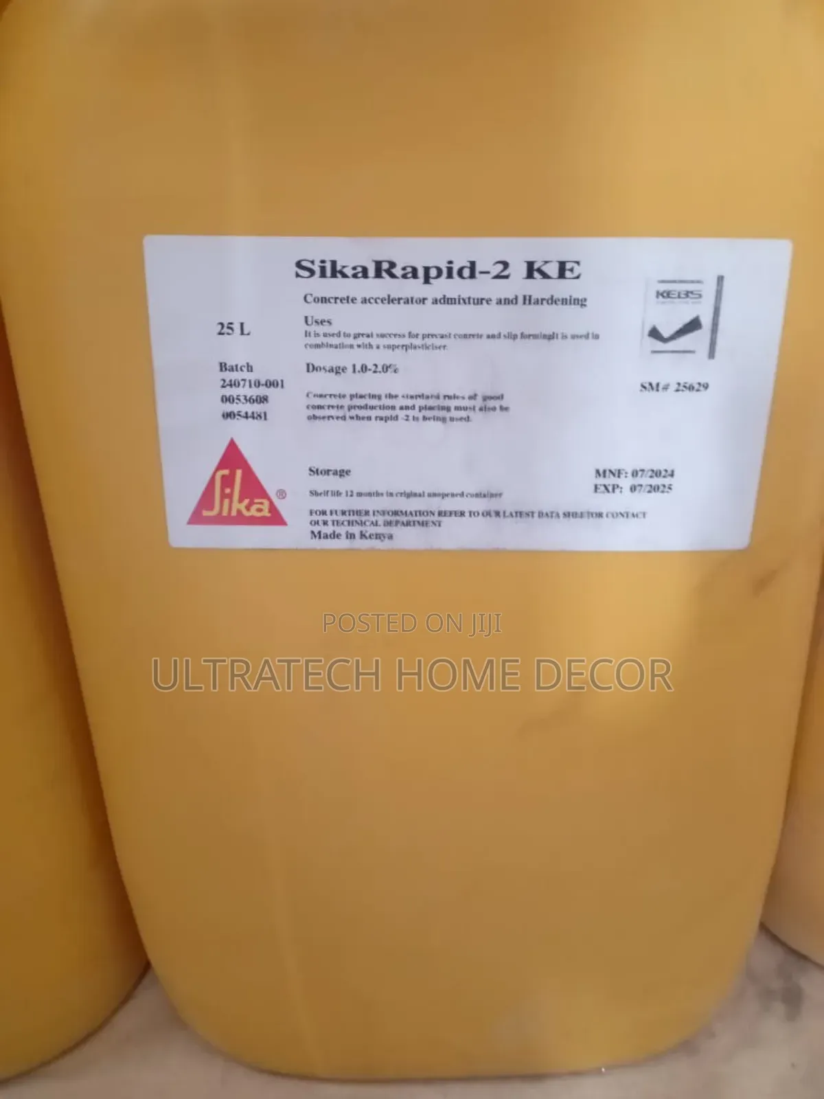 Sika Rapid 2-Concrete Hardener 25ltrs