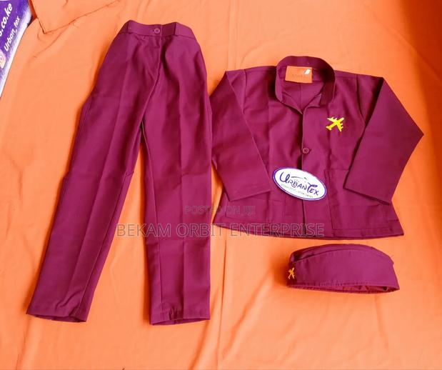 Career Day Flight Stewardess Kid's Costume