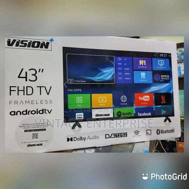 43" Vision Smart Android Frameless Tv - thumbnail 2