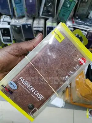 Universal Rich Boss Flip Leather Case for Samsung A53,Brown