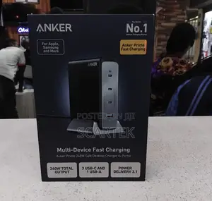 Anker Prime 240w Gan Desktop Charger (4ports)