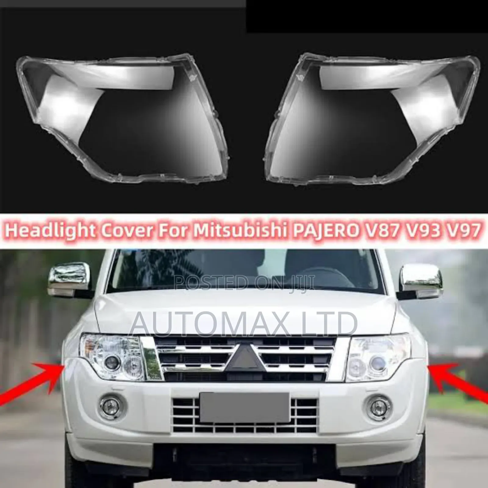 Headlight Lens Cover for Mitsubishi Pajero