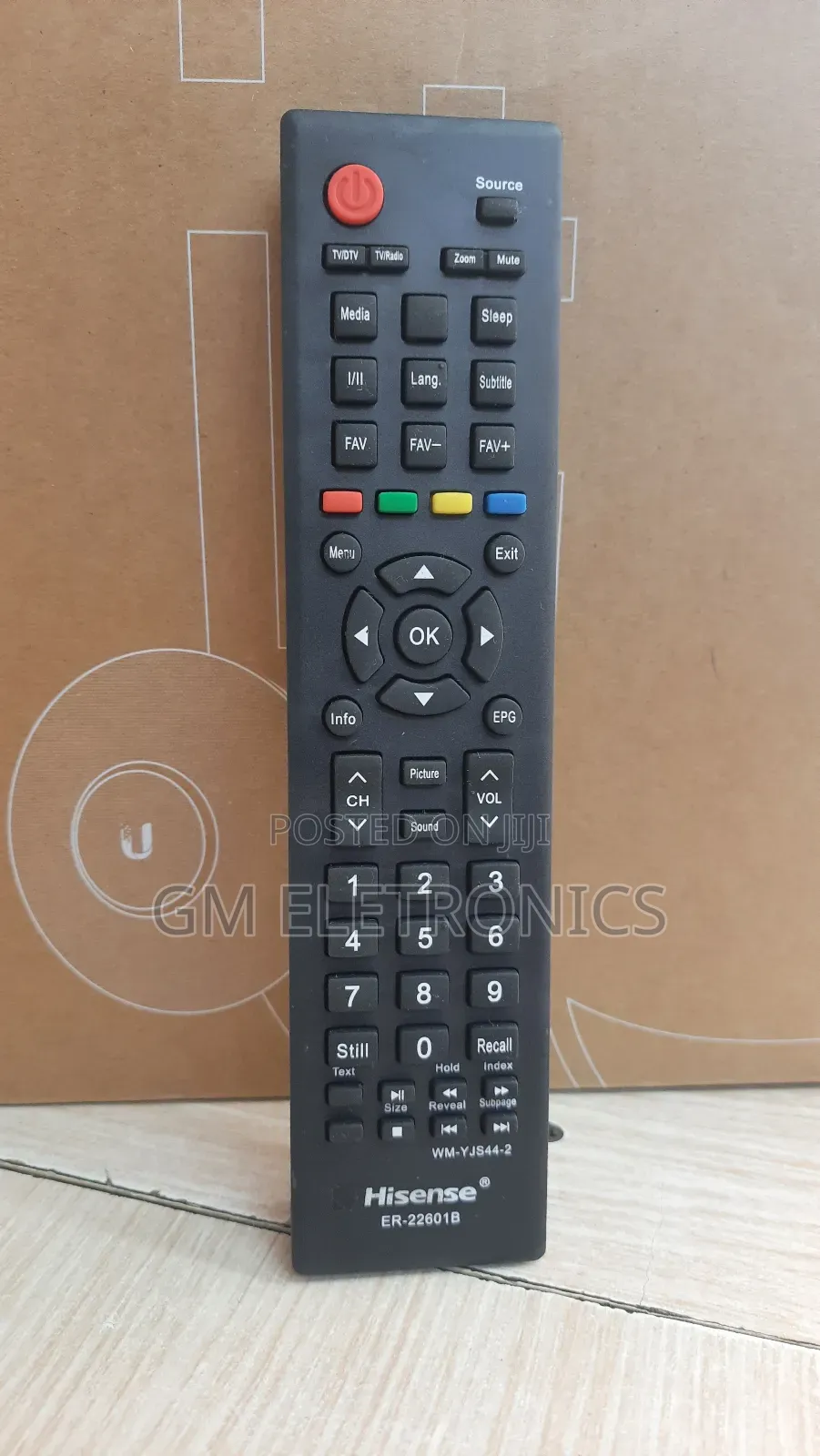 Remote for TV Hisense He32m2165hts He43m2165fts Lhd24d33eu
