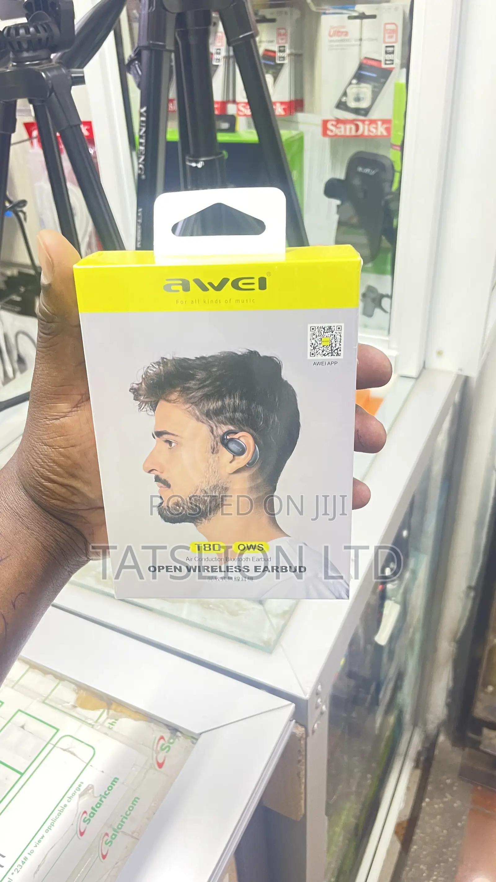 Awei T80 Air Conduction Bluetooth Earbuds