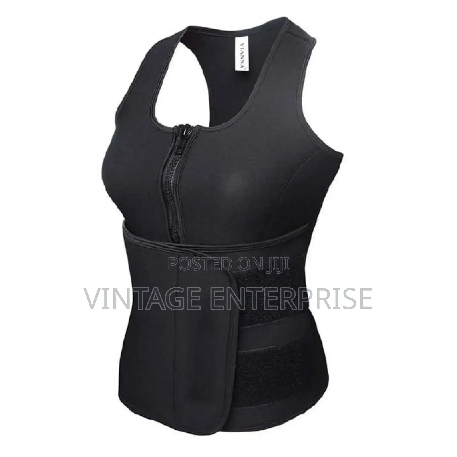 Body Shaper Sweat Slimming Tops Zipper