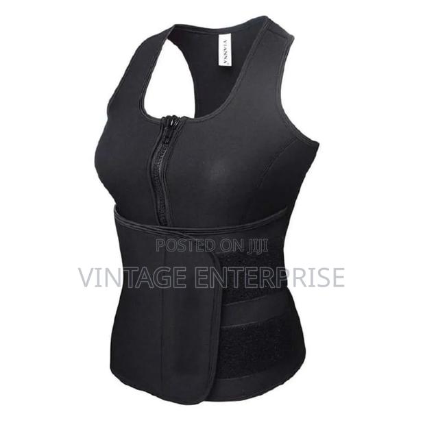 Body Shaper Sweat Slimming Tops Zipper - main view