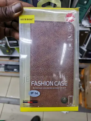 Universa Richboss Flip Cover for iPhone 14,Brown