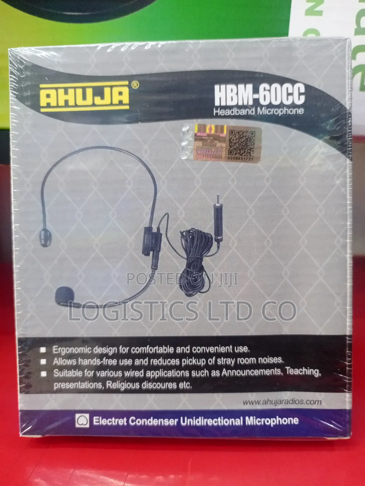 Ahuja HBM-60cc Pa Microphone Headband