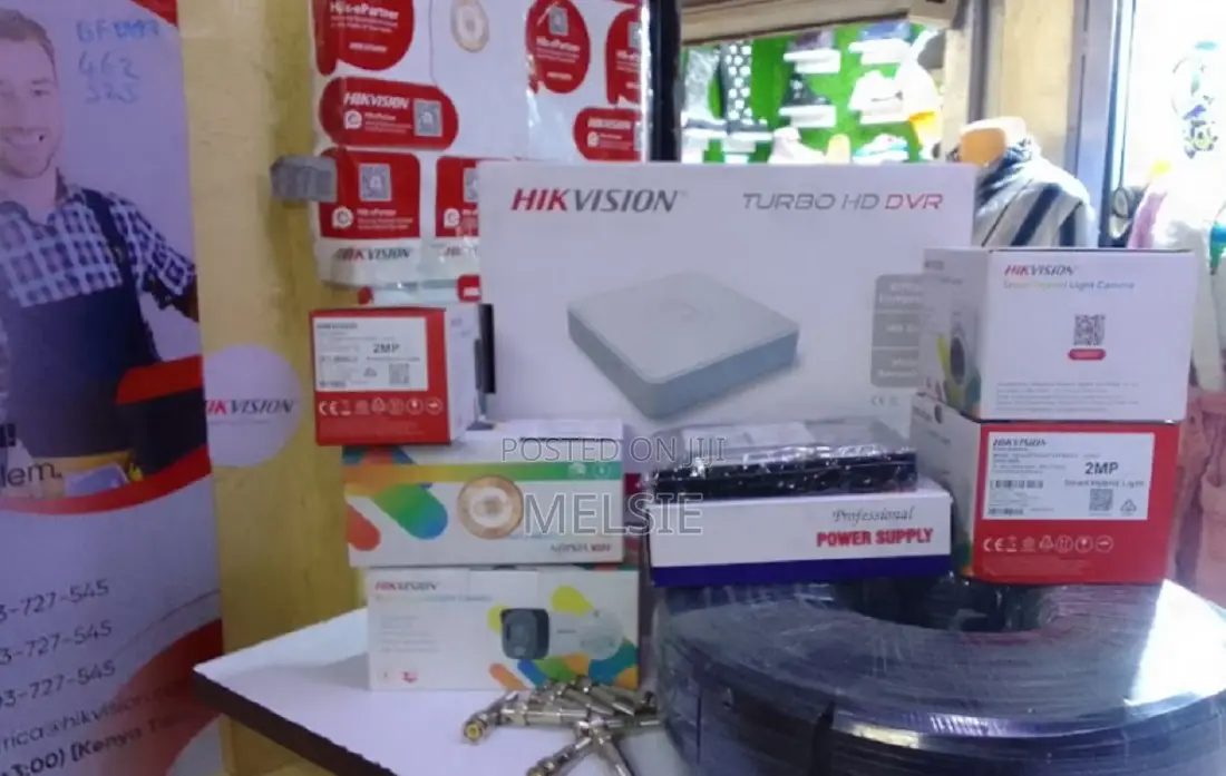 Hikvision 2MP 4 CCTV Camera Colour Smart Hybrid Full Kit