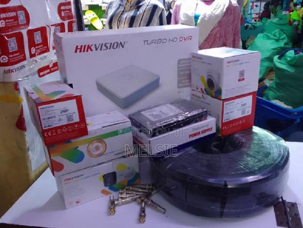 4 Channel CCTV Kit//Hikvision 4.Channel-Smarthybrid Colov