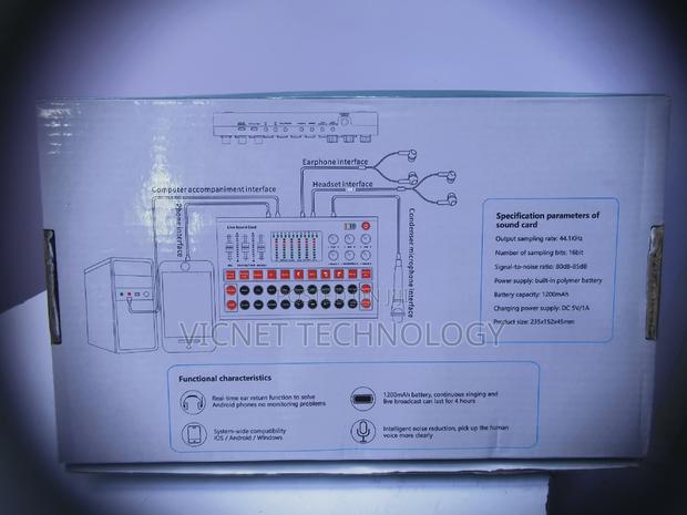 Codenser Microphone Sound Card With 3 Inputs - thumbnail 3