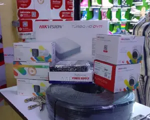 Smart Hybrid.Hikvision 4 Complete CCTV Cameras System