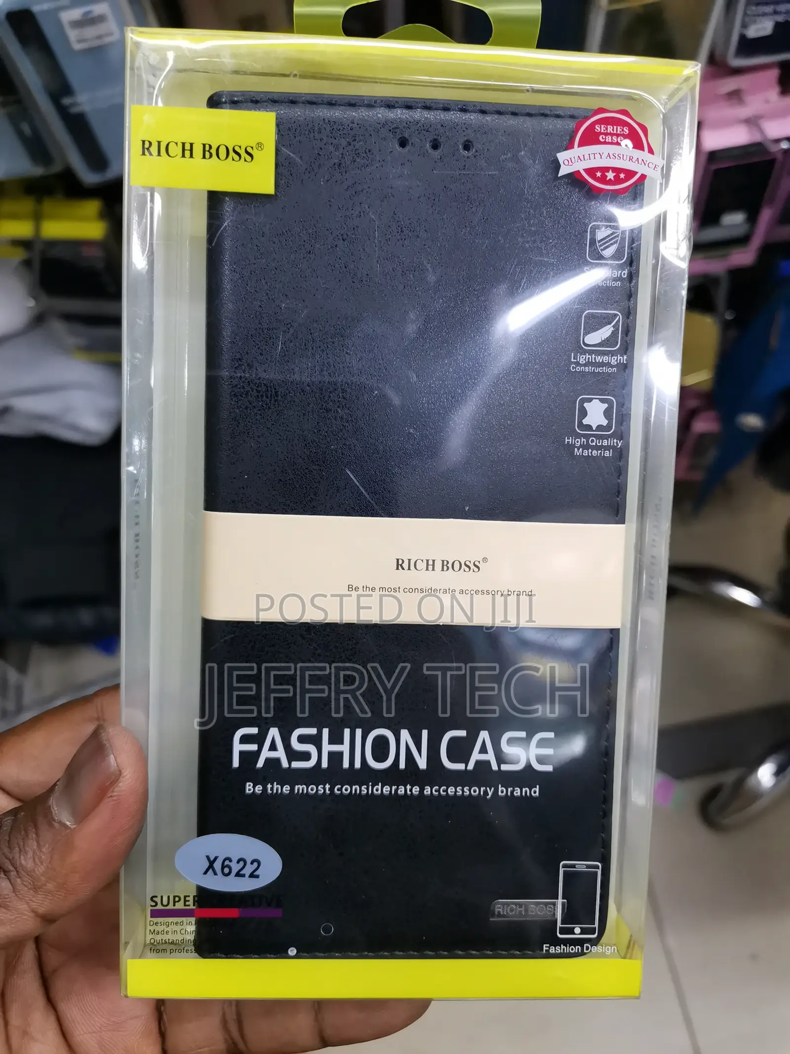 Universal Richboss Flip Case for Hot S3X X622 - Black