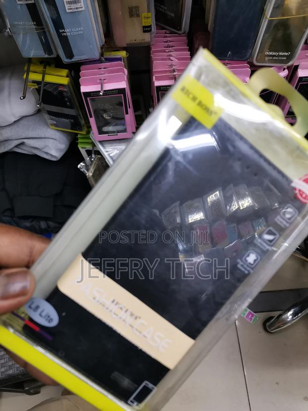 Universal Rich Boss Flip Cover for Tecno L8 Lite -Black - thumbnail 2