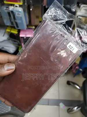 Universal Richboss Flip Cover for Samsung Galaxy A21-Brown