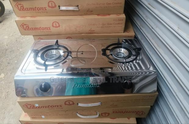 Ramtons 2 Burner Double Flame Auto Ignition Gas Stove - main view