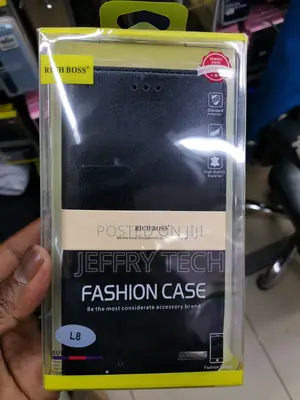 Universal Richboss Flip Cover for ZTE Blade L8 -Black