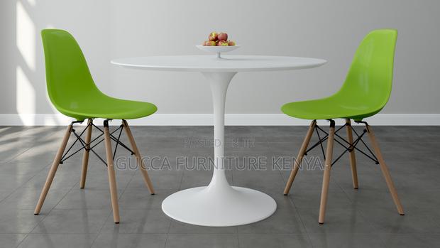 Home Chairs: 2-Seater Haven Marble Round Dining Table - thumbnail 5
