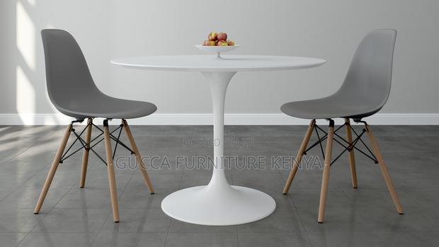 Home Chairs: 2-Seater Haven Marble Round Dining Table - thumbnail 6