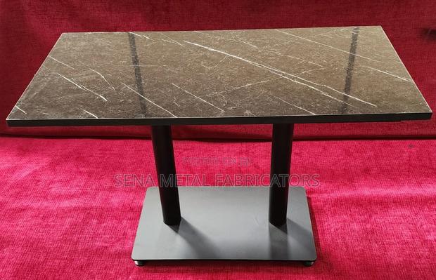 Double Metal Table Legs/Base Top Sizes/Colours Are Optional - main view