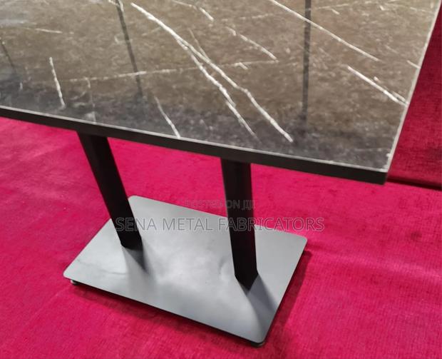 Double Metal Table Legs/Base Top Sizes/Colours Are Optional - thumbnail 2