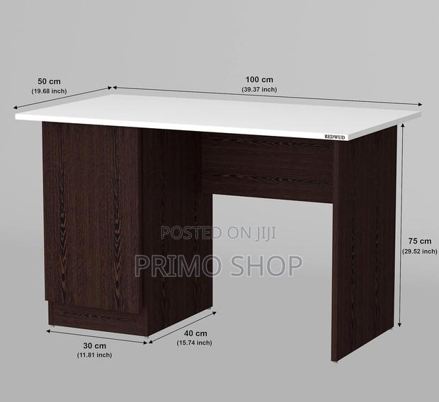 Home Office Study Desk -120cm Computer Table With Storage - thumbnail 4
