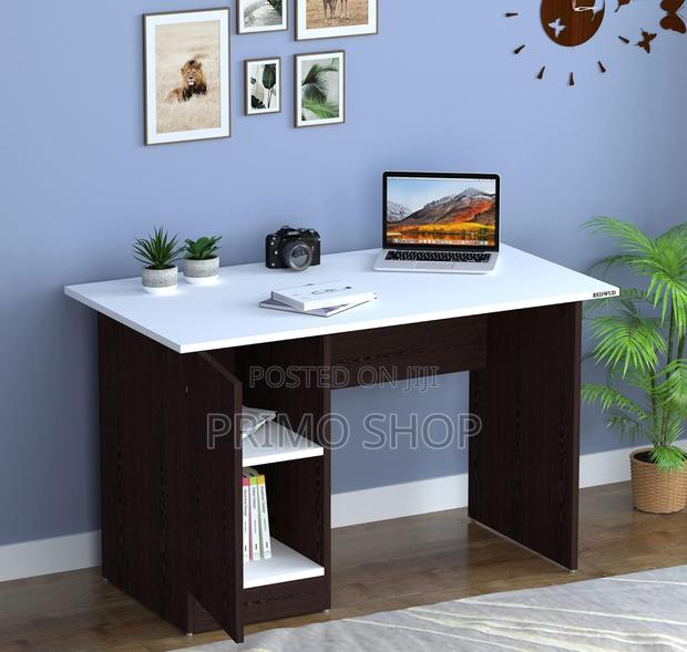 Home Office Study Desk -120cm Computer Table With Storage - thumbnail 2
