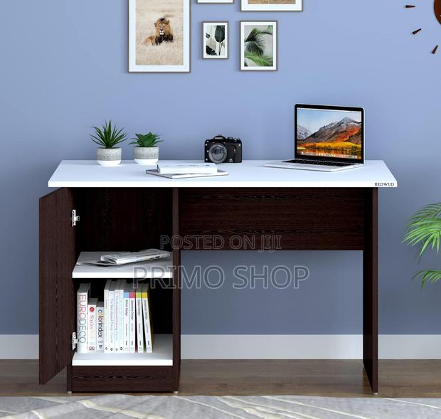 Home Office Study Desk -120cm Computer Table With Storage - main view