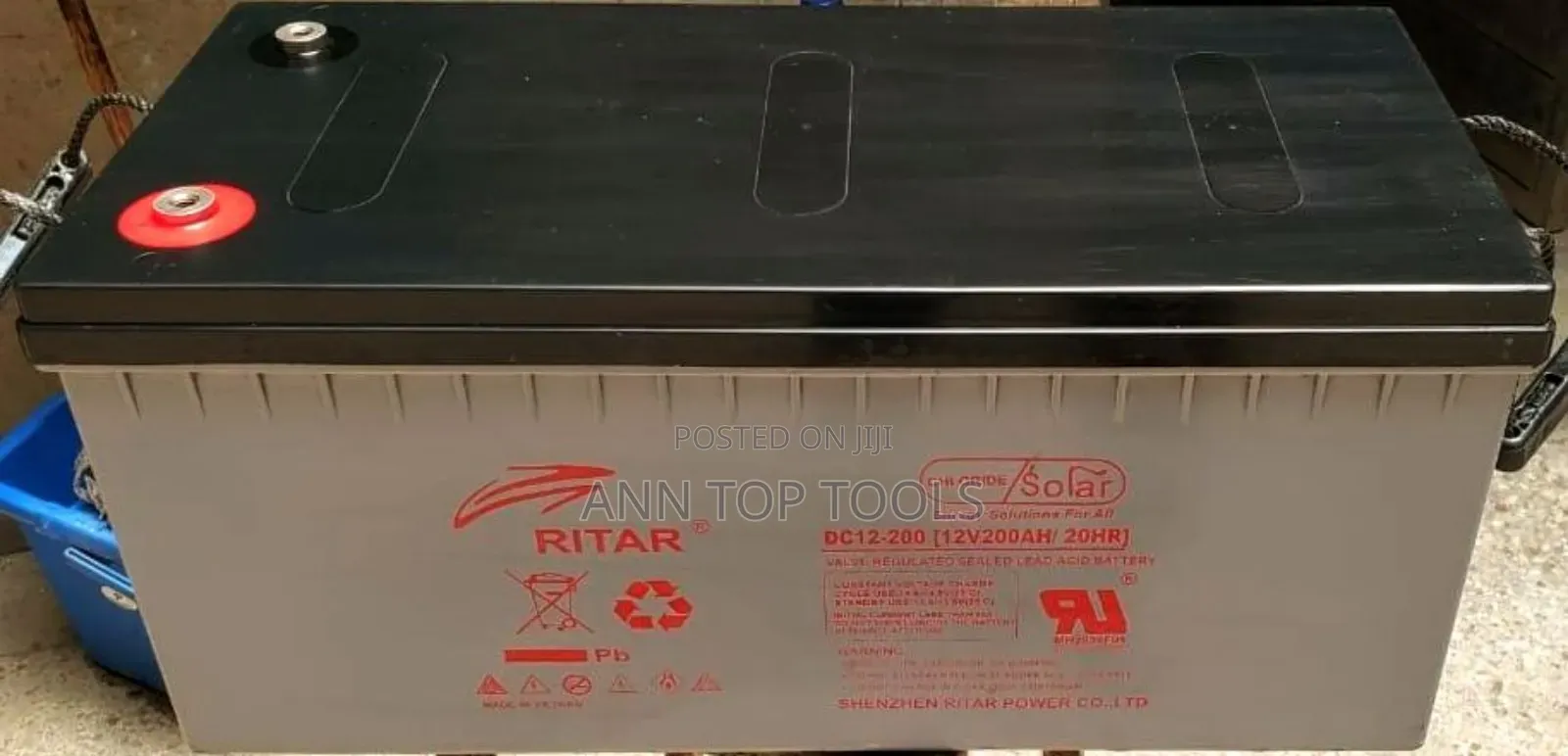 Ritar Chloride Backup Batteries 200ah 12v