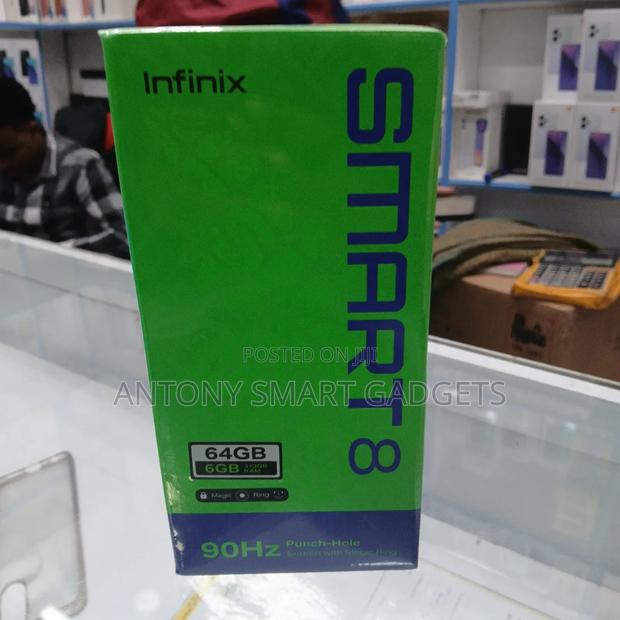 New Infinix Smart 8 64 GB Black - thumbnail 3