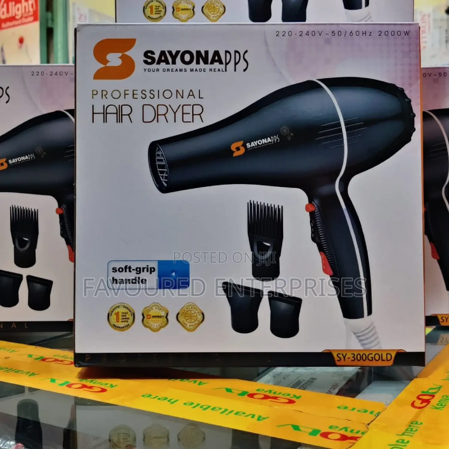Sayona Professional Hair Blow Dryer With 3 Heating