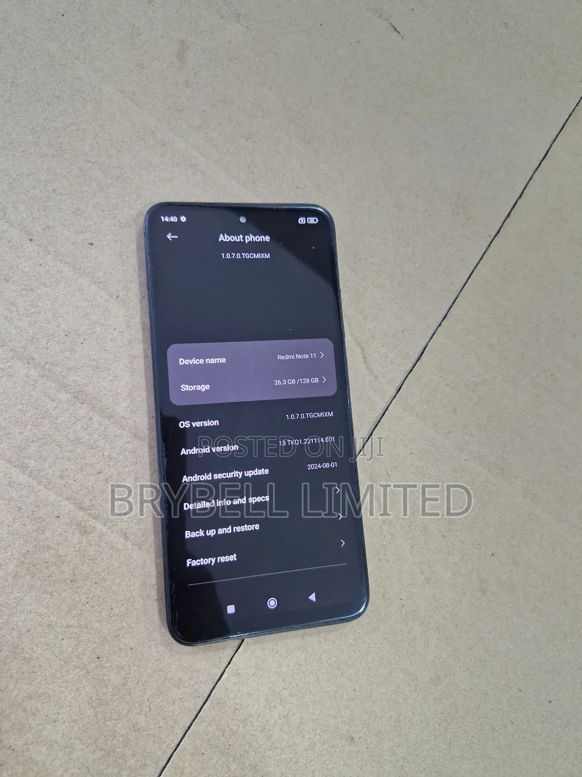 Xiaomi Redmi Note 11 128 GB Gray