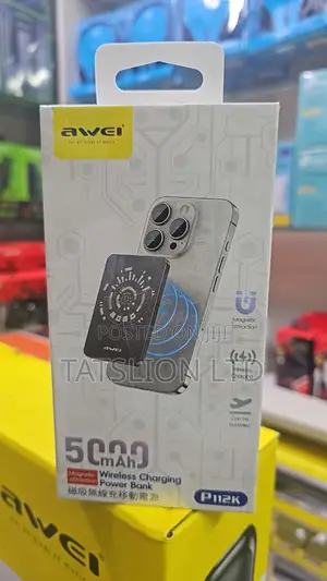 AWEI P112K Wireless Powerbank Magsafe 5000mah