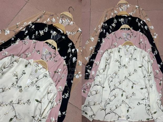 Executive Ladies Heavy Multicolour Chiffon Blouses - thumbnail 2