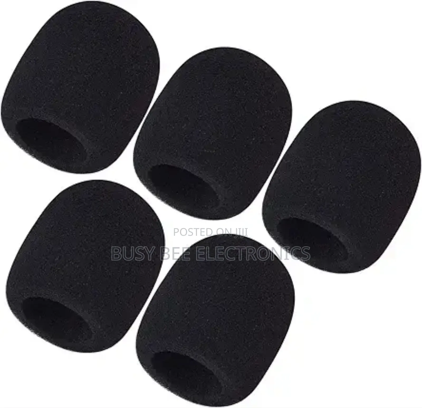 Black Microphone Covers