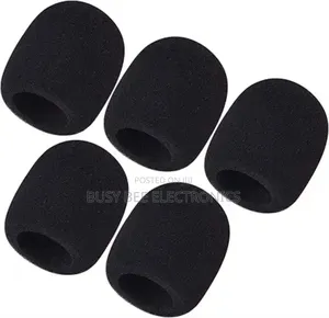 Black Microphone Covers