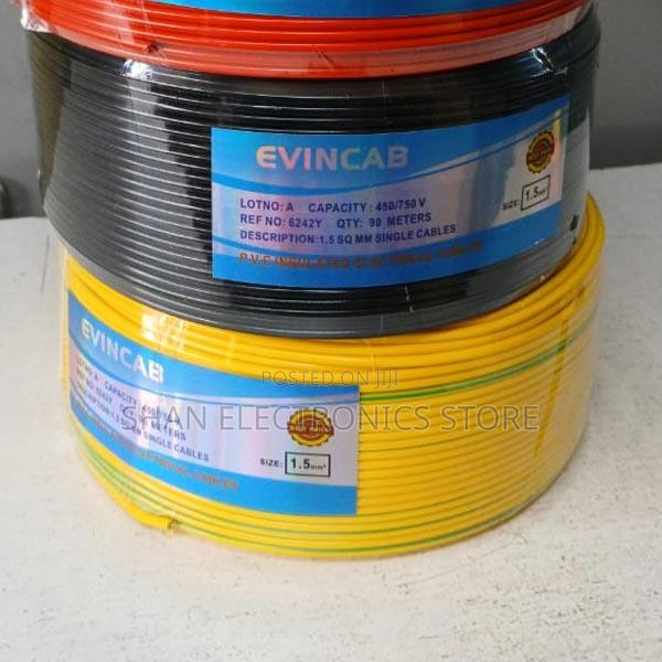 Affordable; 1.5mm Single Core Electric Wire, 90 M, 1.5mm